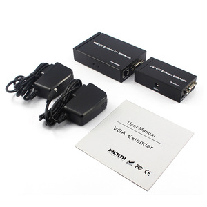 300M vga至hdmi扩展器双显示器扩展器vga至rj45转换器1080P VGA至UTP RJ45扩展器，通过5e类/6 - Product Image 3