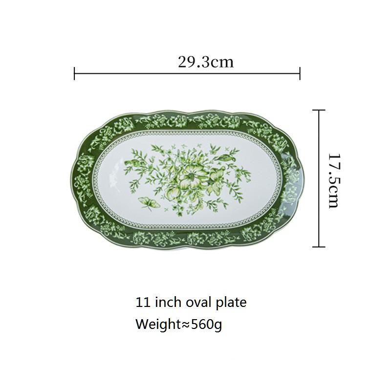 จานวงรี11นิ้ว