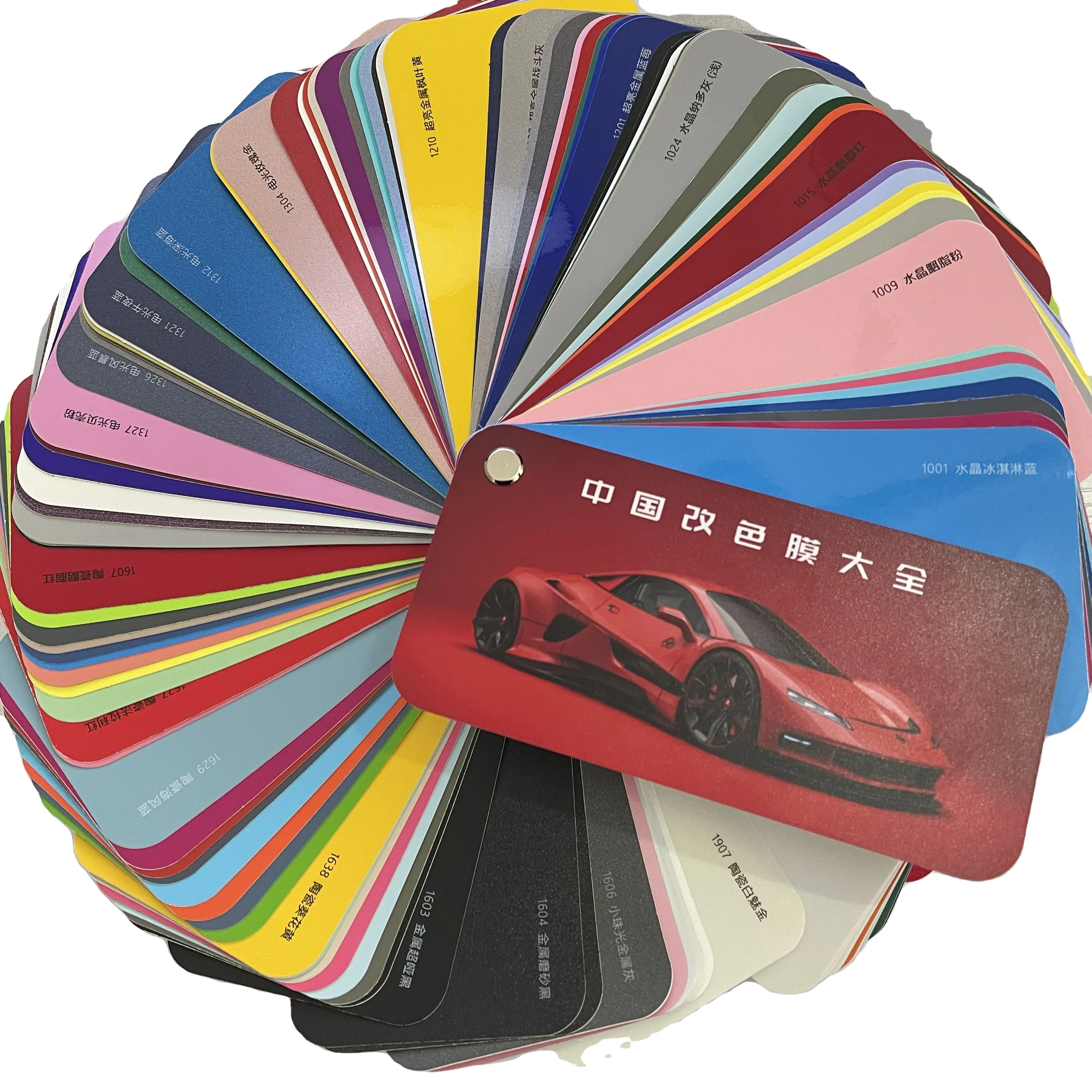 Super Glossy Automotive Vinyl Wrap Colours for Cars Orange Red Yellow Green Purple Vinyl Wrap Film