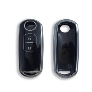 TPU 2 Buttons Car <strong>Key</strong> Case Cover for Mazda 2 3 6 Axela Atenza Demio CX3 CX5 CX7 CX8 CX9 Smart <strong>Key</strong> - Product Image 1