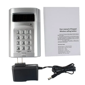 Kuyruk kablosuz çağrı sistemi büyük sayı ekran alıcısı ev sahibi + 999 tuş arayan restoran menü şarj istasyonu çağrı hizmeti için - Product Image 5