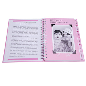 บริการการพิมพ์สมุดปกแข็งแบบเกลียวหนังสือปกแข็งปกกระดาษแบบกำหนดเอง - Product Image 2