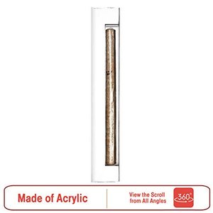 Şeffaf mezuza durumda akrilik kırmızı 6 inç Lucite mezuza durumda su geçirmez Judiaca hediyeler Modern <span class=keywords><strong>Mezuzahs</strong></span>