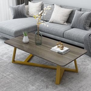 Mesa de centro pequeña Rectangular para el hogar de diseño moderno, mesa de té multifuncional de lujo de mármol - Product Image 4