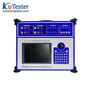 New Version Large Screen Windows System Six Phase Protective Relay Tester with PC Operation <strong>Software</strong>