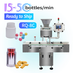 Contador de tabletas de cápsulas automático eléctrico de 8 carriles Máquina de conteo de tabletas de cápsulas de embotellado de 8 canales - Product Image 1
