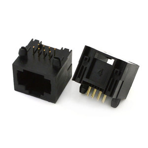 2025 iyi sekme up 12P8C 100/1000 base-t 1X1 Port Rj45 konektörler Led manyetik Jack/ - Product Image 4