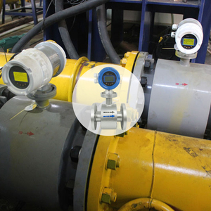 RS485 4-20ma Salida de pulso Agua líquida conductora Caudalímetro magnético Medidor de flujo electromagnético - Product Image 4