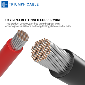 Dây điện PVC năng lượng lưu trữ cáp ul10269 6 8 10 12 14 16 18 AWG phẳng chuyên nghiệp cấp 2000V AC DC Cáp RoHS dây cáp - Product Image 3