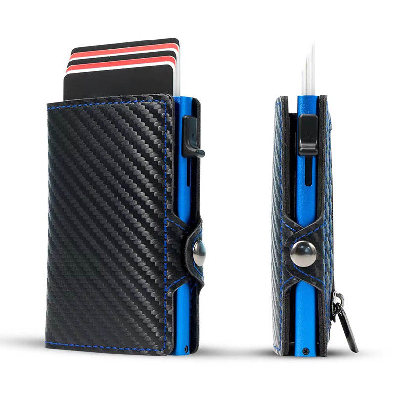 Carbon Fiber Black & Blue