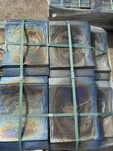 Tùy Chỉnh Đánh Bóng Màu Đen Hình Thang Basalt Đúc Dung Nham Đá Gạch Tự Nhiên Basalt Đúc Đá Tấm Cho Ngoài Trời Bên Ngoài - Product Image 4