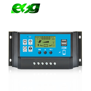 PWM 20A Solar laderegler LCD-Anzeige USB-Ausgang 5V 12V/24V Batterie LED Solar laderegler