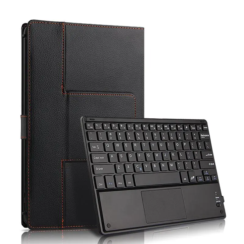 Universal Touchpad Keyboard Bracket Case For Samsung Lenovo ipad Huawei Xiaomi Tablet 9 10 11 Stand Protective PU Leather Cover