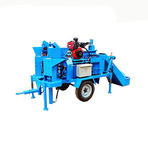 超手動移動粘土インターロッキングレンガ製造機圧縮土レンガ成形機 - Product Image 6