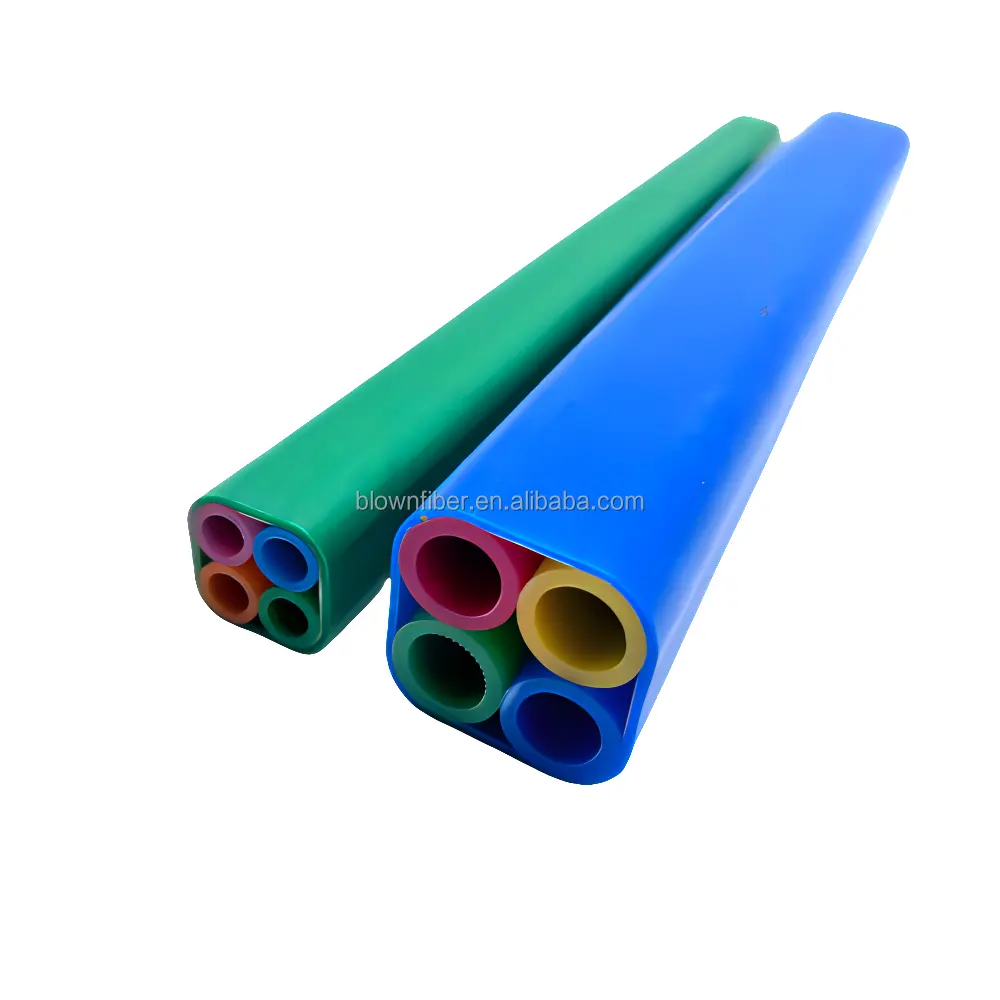 Fiber Optic 4-way Duct Microduct for air blown cable