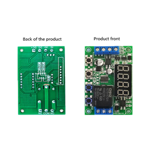 Taidacent 5V 12V24Vデジタルタイマースイッチ調整可能な時間遅延リレーモジュールトリガーサイクルタイマー遅延オンオフリレースイッチ - Product Image 6