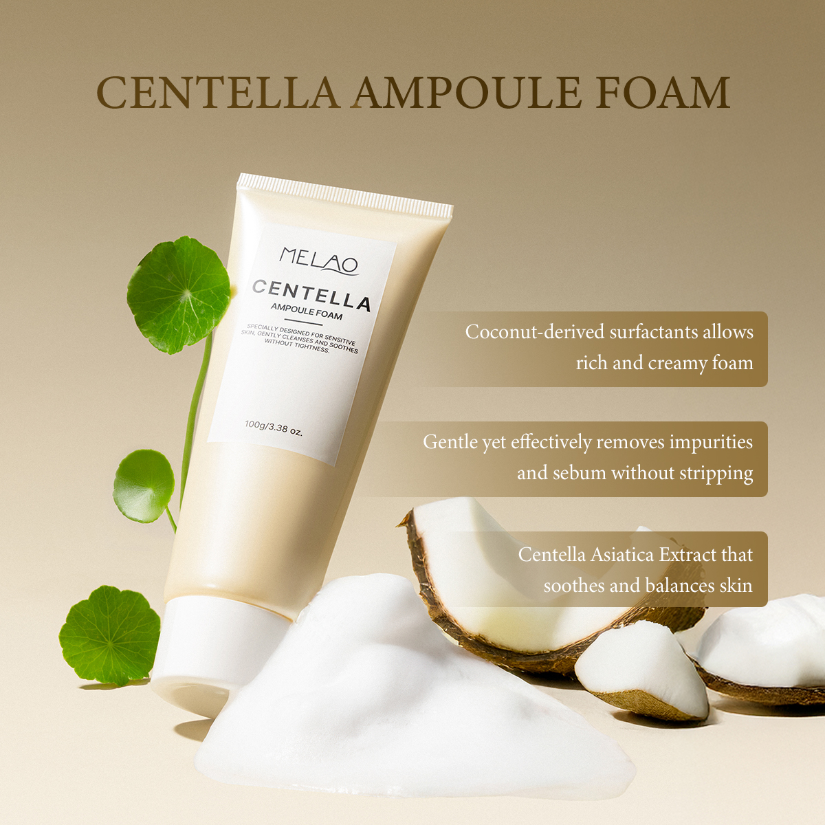 Centella Ampoule Mousse nettoyante