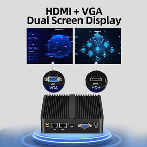 HLY Fanless industriale Mini PC Intel Core i3 i5 Celeron J4125 2 Gbe LAN 2 RS232 Win10 Linux supporto 4G LTE WIFI 64GB uso DDR4 - Product Image 5
