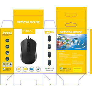 Mouse ottico silenzioso per la casa e l'ufficio Mouse per Computer USB cablato da 1000 Dpi per Desktop PC portatile - Product Image 6