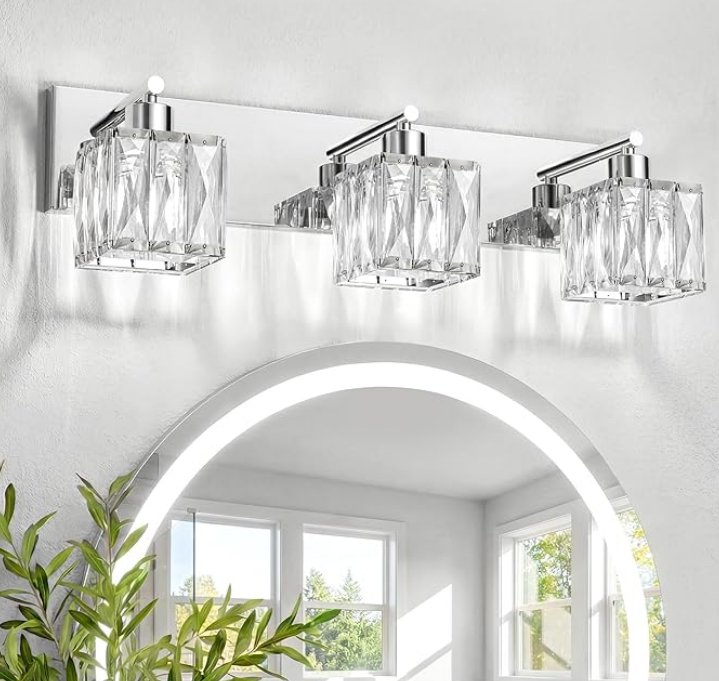 3 Light Polished Chrome-Square