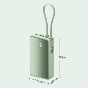 Xiaomi entegre dahili kablo tipi C ekran-ekran güç banka 10000 45W Max çıkış taşınabilir iPhone şarj cihazı Pro Xiaomi - Product Image 1