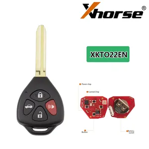 Arayüz XKTO22EN evrensel uzaktan anahtar 2nd nesil 4 düğme tel uzaktan anahtar Toyota tarzı düz VVDI Mini/anahtar aracı Max - Product Image 2