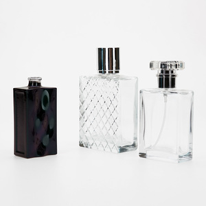 Vista Luxury Custom <strong>10ml</strong> 30ml 50ml 60ml 100ml clear Frosted Flat square <strong>Empty</strong> Glass Bottle Perfumes Bottle with Packaging <strong>Box</strong> - Product Image 3