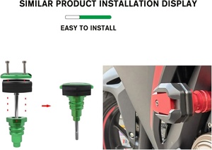 İyi fiyat düşen koruma çerçevesi Slider Fairing Guard Crash ped koruyucu Honda CBR 1000 RR yangın Blade 2012-2016 için - Product Image 6