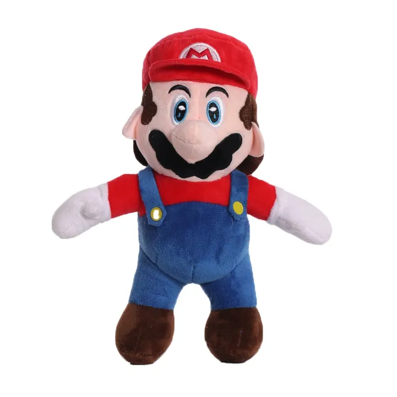 Commercio all'ingrosso di alta qualità Mario Bros giocattoli di peluche gioco carino Suuper Mario Toy Machine Grab Doll peluche giocattolo giocattolo per bambini