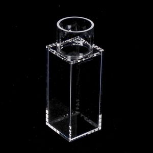 Cuvette dòng chảy hoàn toàn hợp nhất thủ công mỹ nghệ tùy chỉnh khác nhau thạch anh hơi tế bào kích thước lớn thạch anh hơi di động - Product Image 4