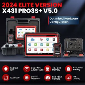 2024 di codifica a chiave bidirezionale X431 PRO3S + V5.0 strumento diagnostico OBD2 Scanner sistema completo funzione macchina diagnostica completa