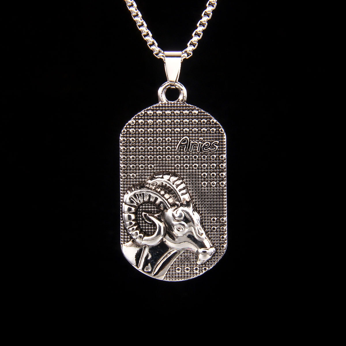 Chaîne de perles Aries 60cm 3