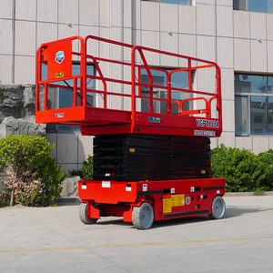 Electric <strong>Platform</strong> Type Scissor Lift Tables New Condition with 500kg <strong>Load</strong> Capacity Telescoping Hydraulic Lift Mechanism - Product Image 1