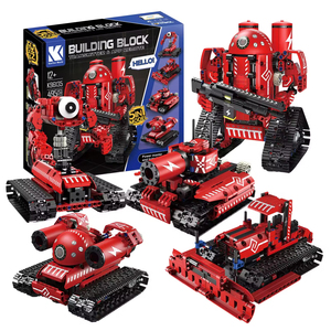 Großhandel Fabrik Oem Puzzle Spiel Home Vorschule Baby Roboter Stem Kit Kinder Diy Programmierung Lernspiel zeug Baustein Sets - Product Image 2