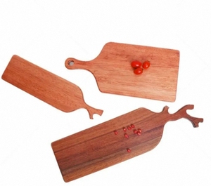 Hình chữ nhật lớn thớt gỗ bền vững cắt khối với xử lý cho pho mát trái cây - Product Image 5