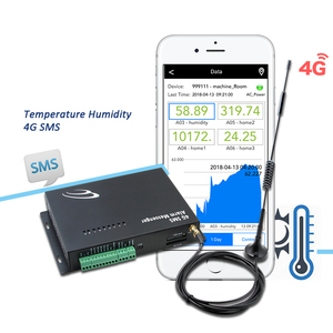 Sensor de temperatura inalámbrico 433Mhz 4G SMS alarma Módulo de módem inalámbrico dispositivo puerta de enlace de registro de datos - Product Image 1