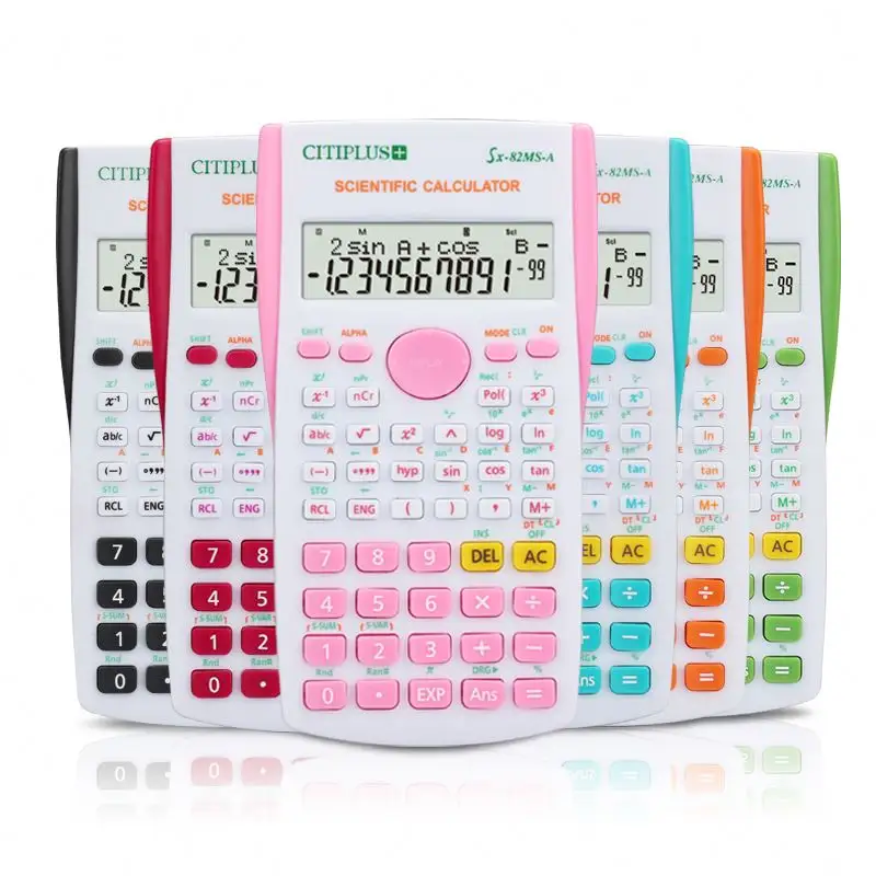 Factory 82MS Calculator With Strength Store Calculadora Plastic Calculator Test Scientific Calculator Calculadora Cientifica