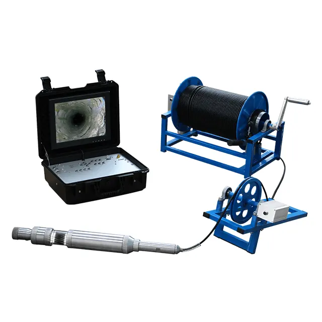 cctv Dual Camera 360 Degree Rotate Promotion Set 200m 300m 500m Clear Image Under Water Well Inspection Camera