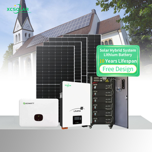XCSolar最适合家庭使用的太阳能系统5kw混合太阳能系统6kw太阳能系统电池，具有ce认证 - Product Image 2
