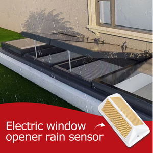 El sensor de lluvia con cable de plástico moderno controla el abridor de ventanas para apagar bajo la lluvia Instalación de tornillo fácil - Product Image 5