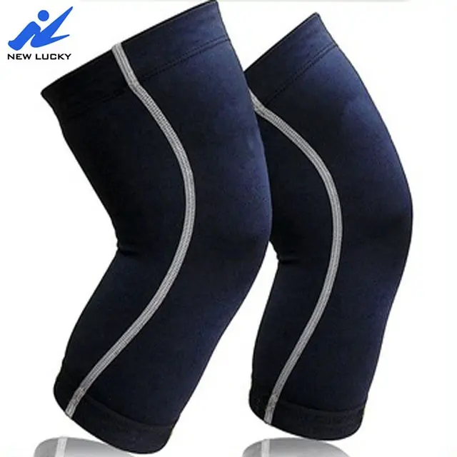 OEM & ODM ad alta compressione forte manica del ginocchio di alta qualità supporto ginocchiera fascia