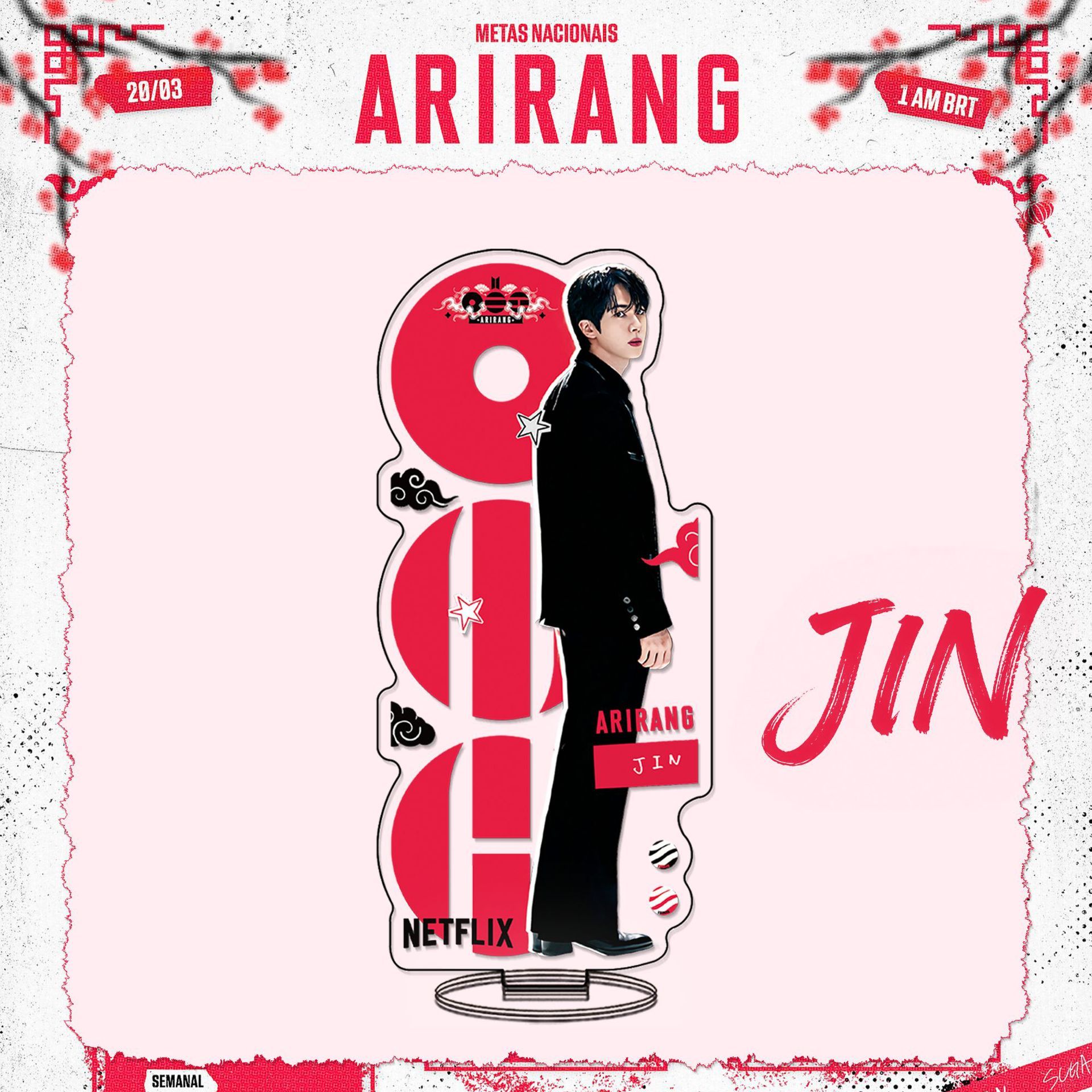 Panneau debout Jin