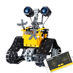 Tiktok-Robot de eje de montaje de alta calidad, 2,4G, Control remoto, juego de bloques de construcción, coche inteligente educativo, Juguetes - Product Image 6