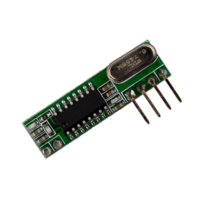 315/433MHz RFワイヤレス受信機および送信機モジュールシリーズ、リモートコントロールおよびコントローラー用コード付き - Product Image 1