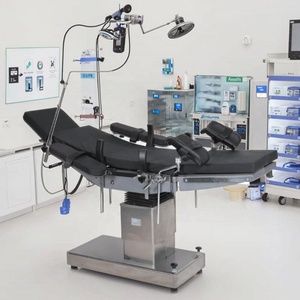 Meja ujian ginekologi lipat baja tahan karat profesional pengaduk dapat disesuaikan garansi 2 tahun penggunaan medis untuk Rumah Sakit/Sekolah - Product Image 3