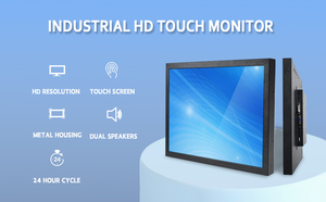 <strong>Lcd</strong> Industrial <strong>Monitor</strong> 4:3 1024X768 Dvi <strong>Vga</strong> <strong>Input</strong> Signal Open Frame <strong>Monitor</strong> 5Wire Resistive 15Inch Touch Screen <strong>Monitors</strong>