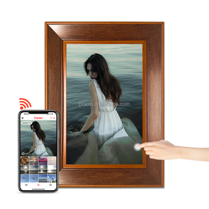 Marco de imagen Digital acrílica de 10,1 pulgadas/aplicación Ourphoto multiusuario compartir pantalla táctil Wifi función de reloj foto de vídeo de teléfono barato - Product Image 1