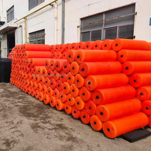 Flotador de ensuciamiento de tuberías de HDPE y sistema de descarga de bombeo de arena personalizado para aplicaciones de boya de advertencia de dragado - Product Image 1