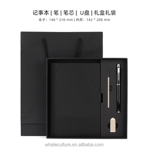 A5 <strong>Notebook</strong> Wholesale Printing Logo Office Learning Notepad Stationery Set and Pen Gift Sets - Product Image 2
