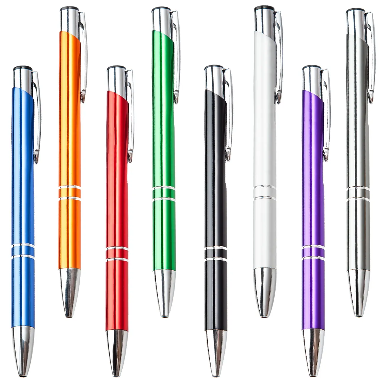 New Promotion Cheap Ball Point Metal Pens With Personalized Custom Laser Engraved Print Branded Logo Manufacturer Gift Pen